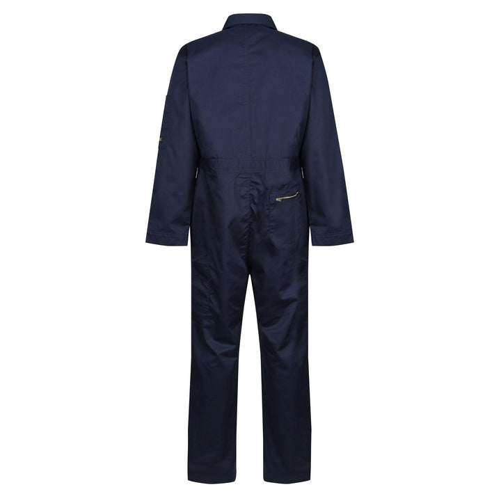 Regatta Professional Pro Zip Fasten Coverall Navy 2#colour_navy