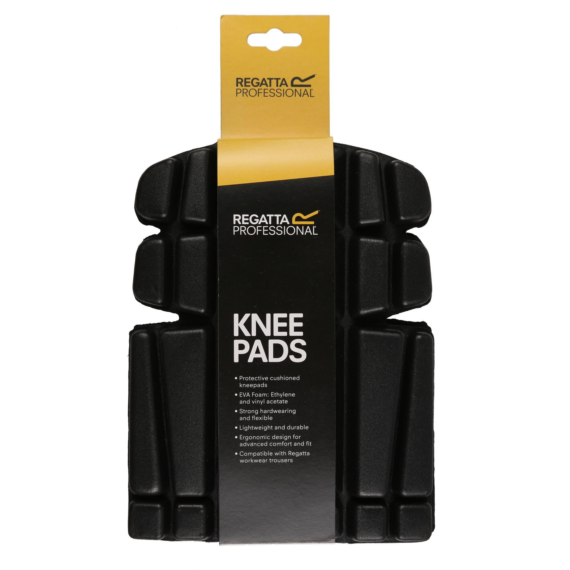 Regatta Professional Safety Knee Pads Black 1#colour_black