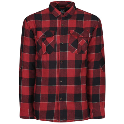 Regatta Professional Shelford Padded Shirt Red Check 1#colour_red-check