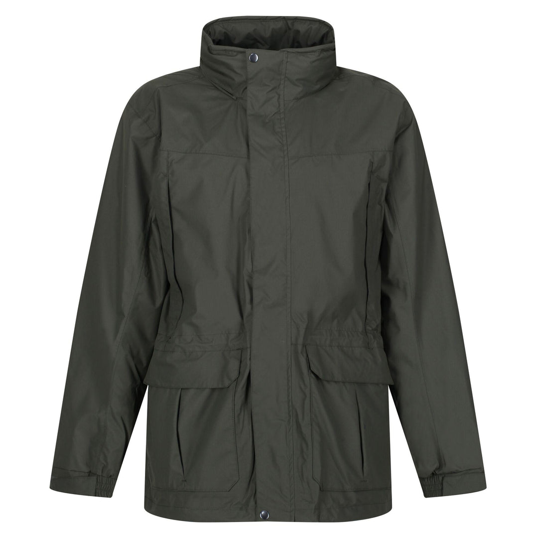 Regatta Professional Vertex III Microfibre Jacket Dark Olive 1#colour_dark-olive