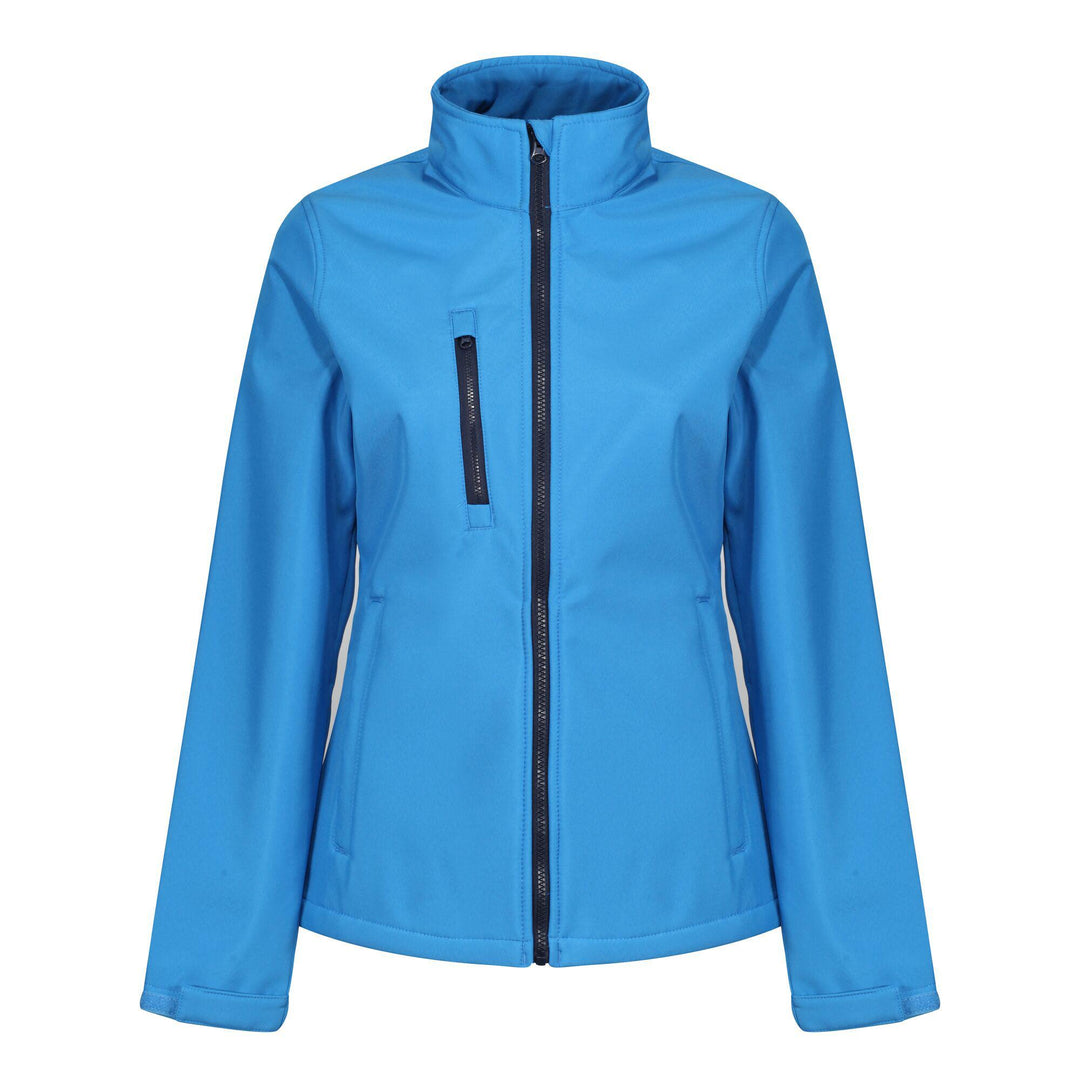 Regatta Professional Womens Ablaze 3-layer Printable Softshell Jacket French Blue Navy 1#colour_french-blue-navy