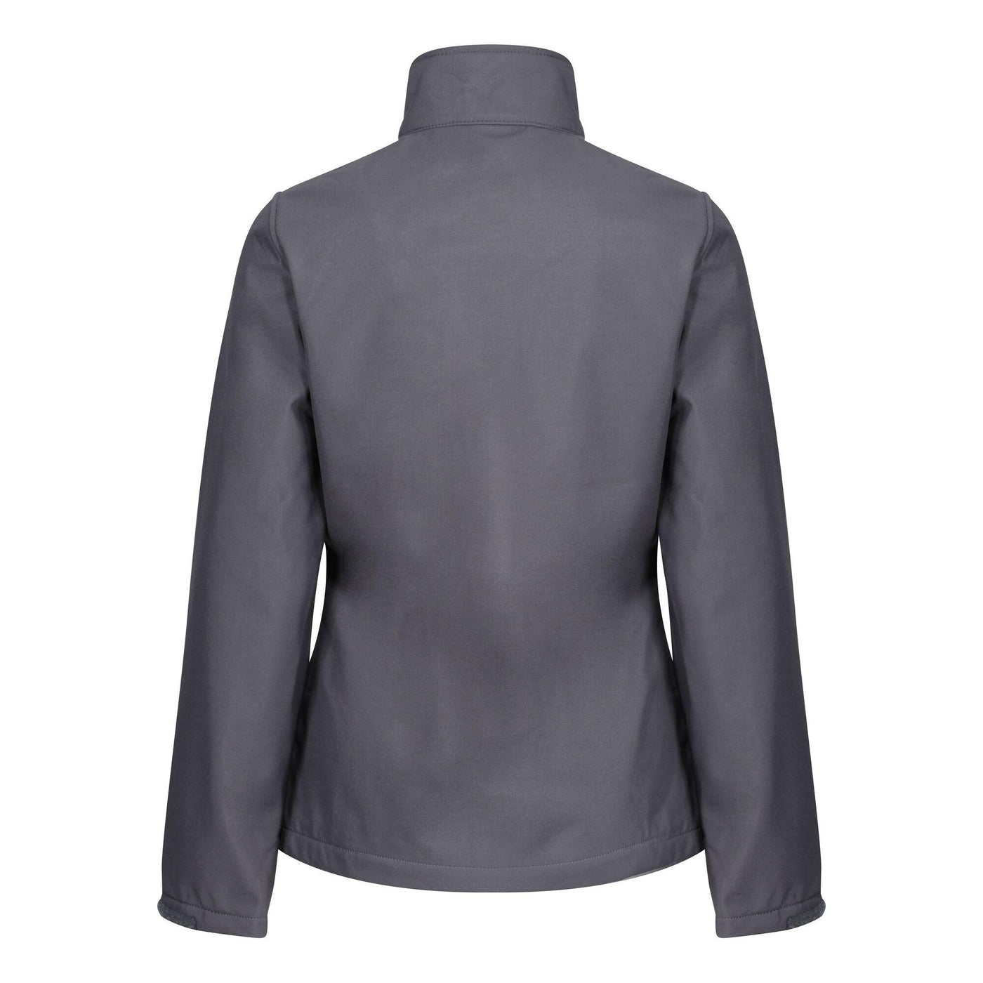 Regatta Professional Womens Ablaze 3-layer Printable Softshell Jacket Seal Grey Black 2#colour_seal-grey-black