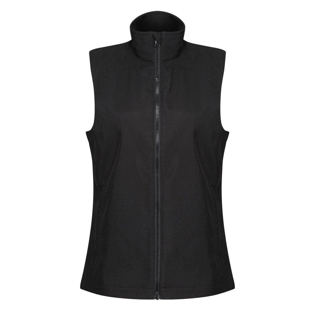 Regatta Professional Womens Ablaze Printable Bodywarmer Black 1#colour_black