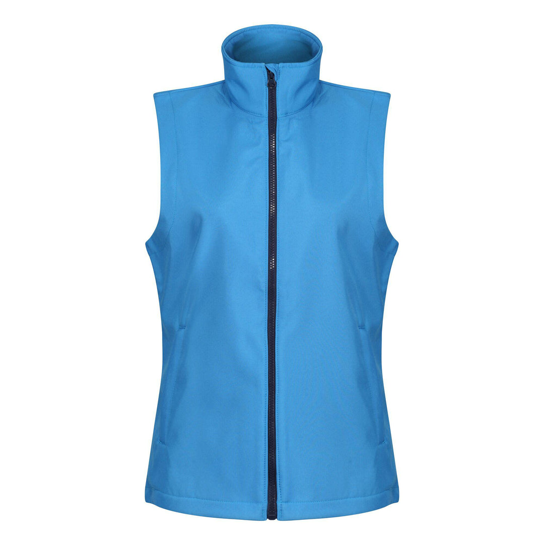 Regatta Professional Womens Ablaze Printable Bodywarmer French Blue Navy 1#colour_french-blue-navy