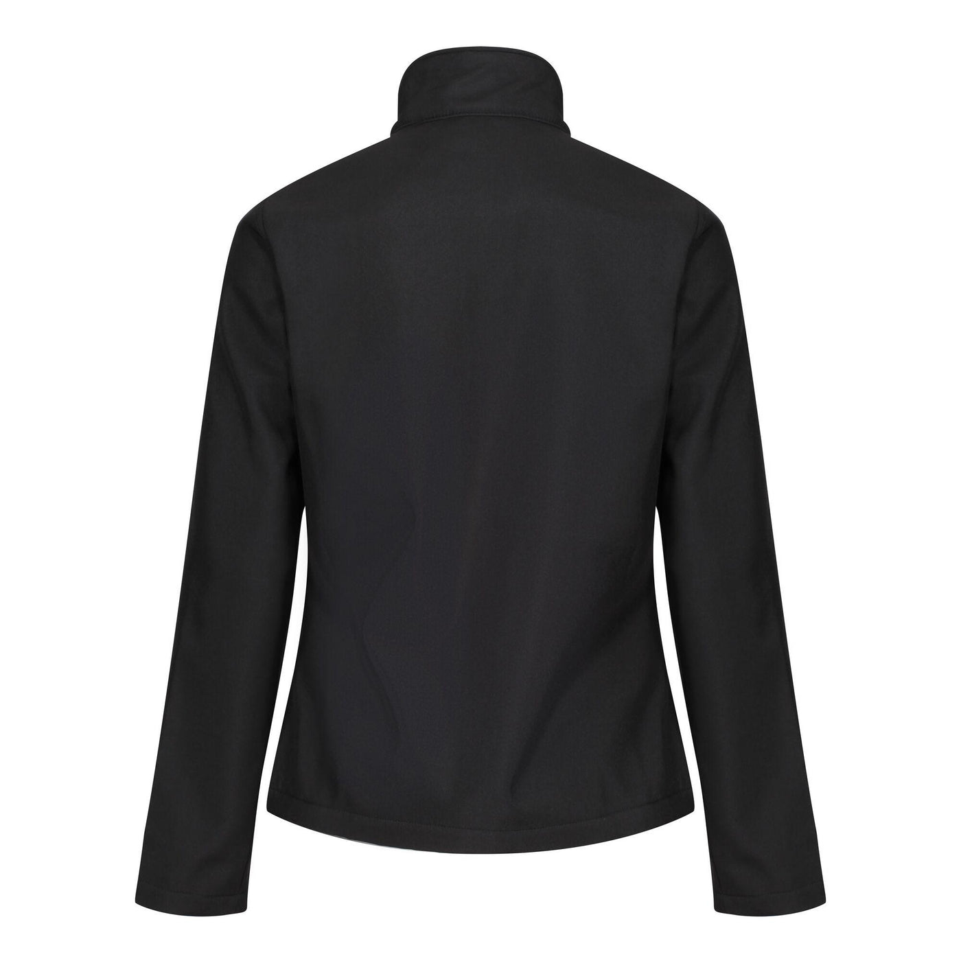 Regatta Professional Womens Ablaze Printable Softshell Jacket Black 2#colour_black