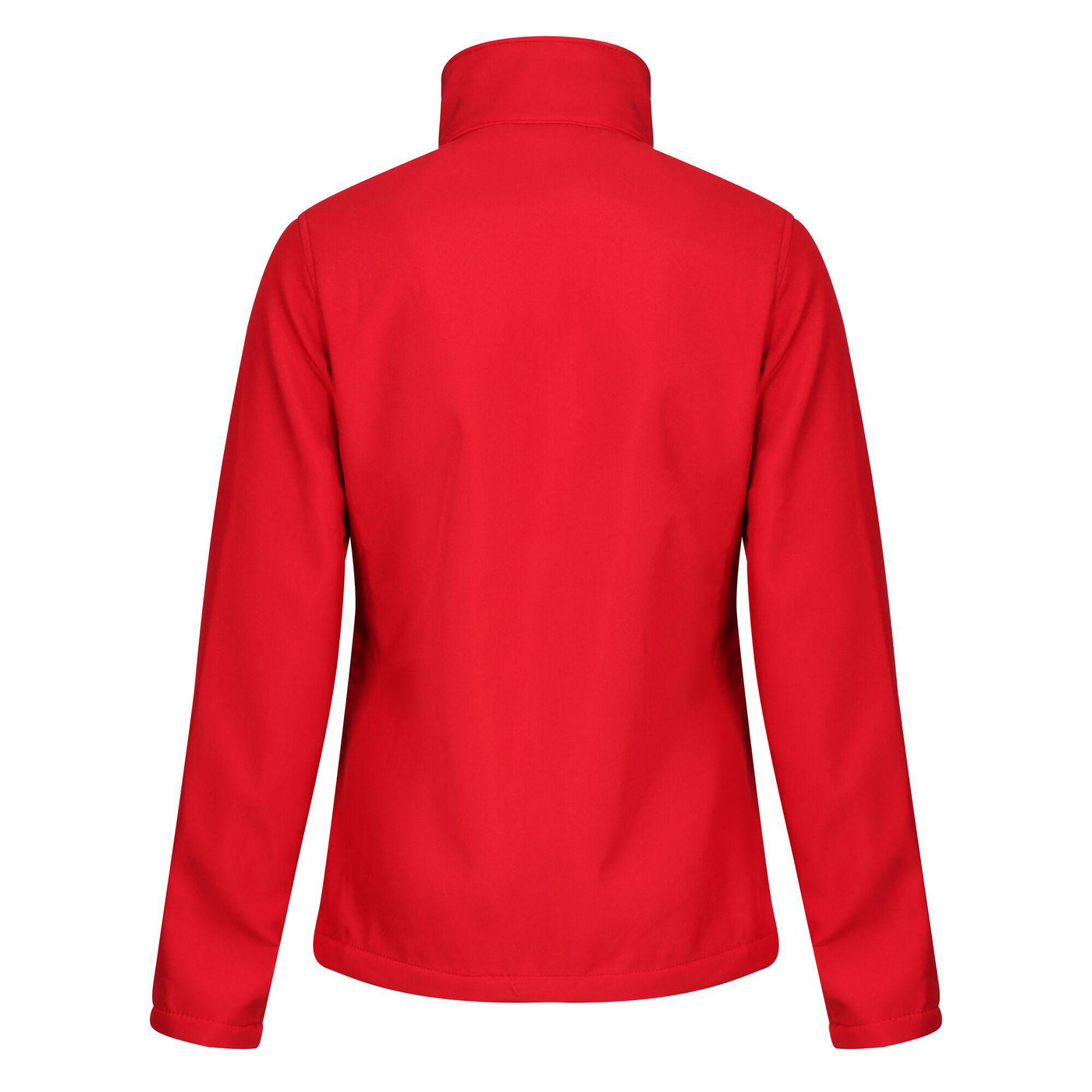 Regatta Professional Womens Ablaze Printable Softshell Jacket Classic Red Black 2#colour_classic-red-black