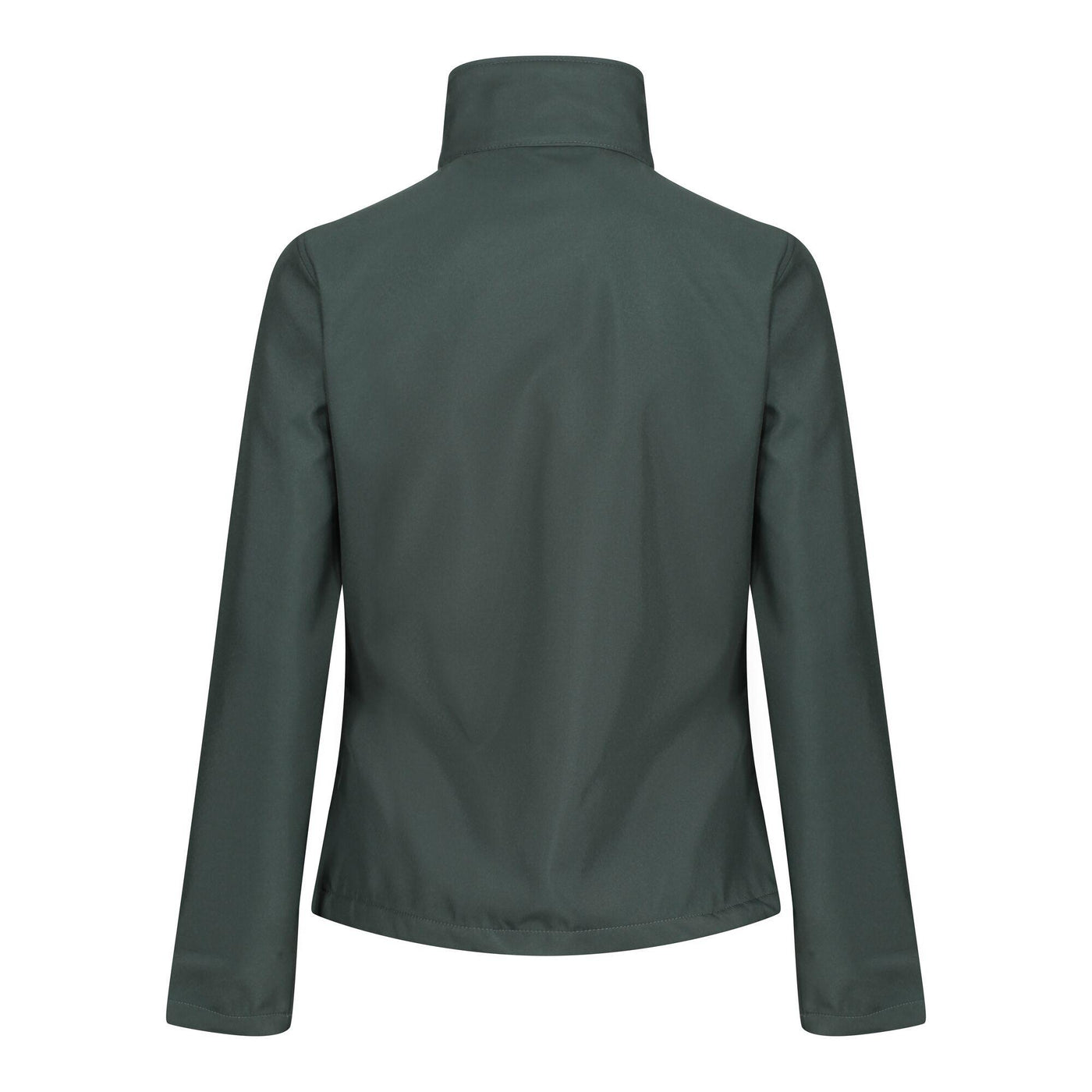 Regatta Professional Womens Ablaze Printable Softshell Jacket Dark Spruce Black 2#colour_dark-spruce-black