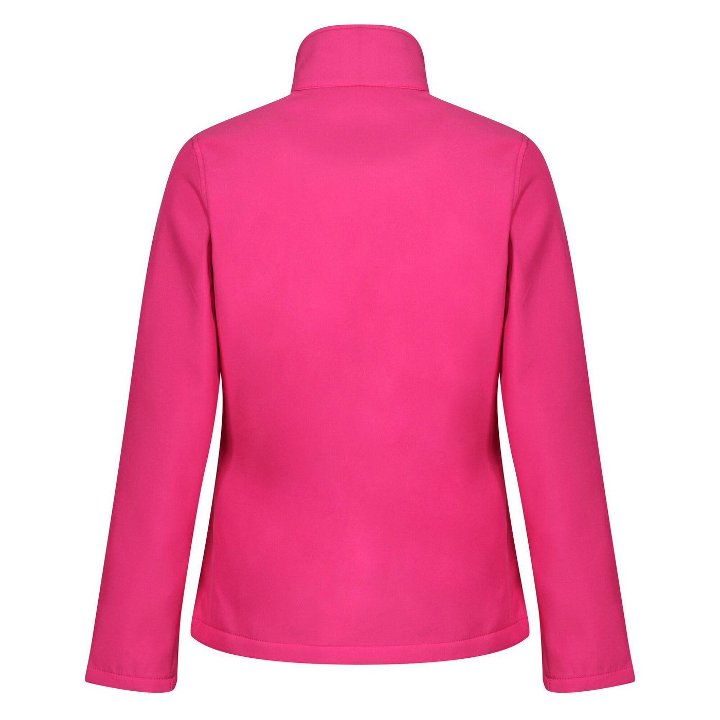 Regatta Professional Womens Ablaze Printable Softshell Jacket Hot Pink Black 2#colour_hot-pink-black