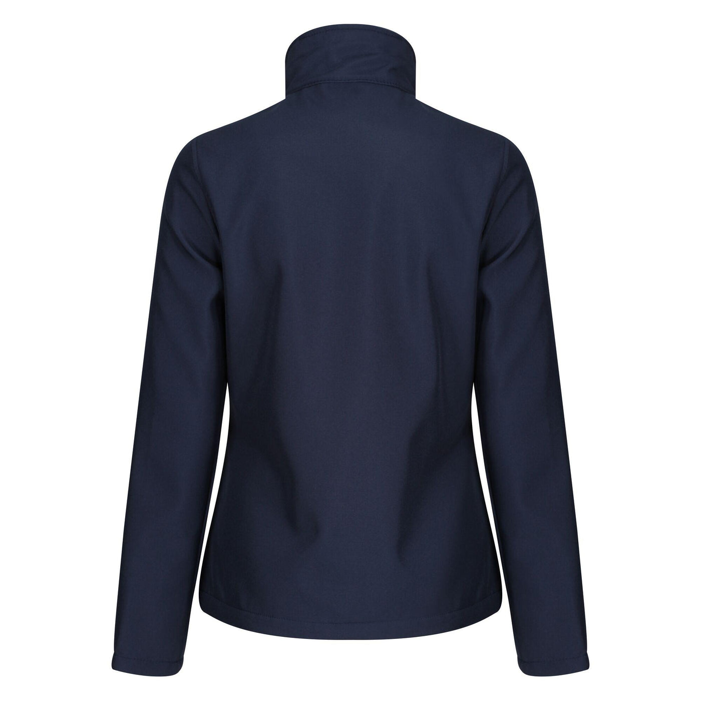 Regatta Professional Womens Ablaze Printable Softshell Jacket Navy French Blue 2#colour_navy-french-blue