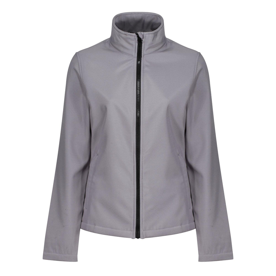 Regatta Professional Womens Ablaze Printable Softshell Jacket Rock Grey Black 1#colour_rock-grey-black