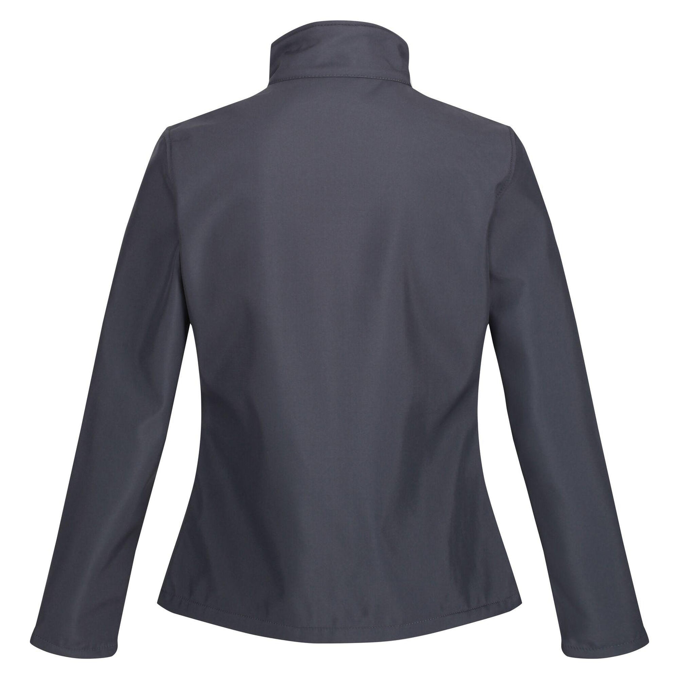 Regatta Professional Womens Ablaze Printable Softshell Jacket Seal Grey Black 2#colour_seal-grey-black