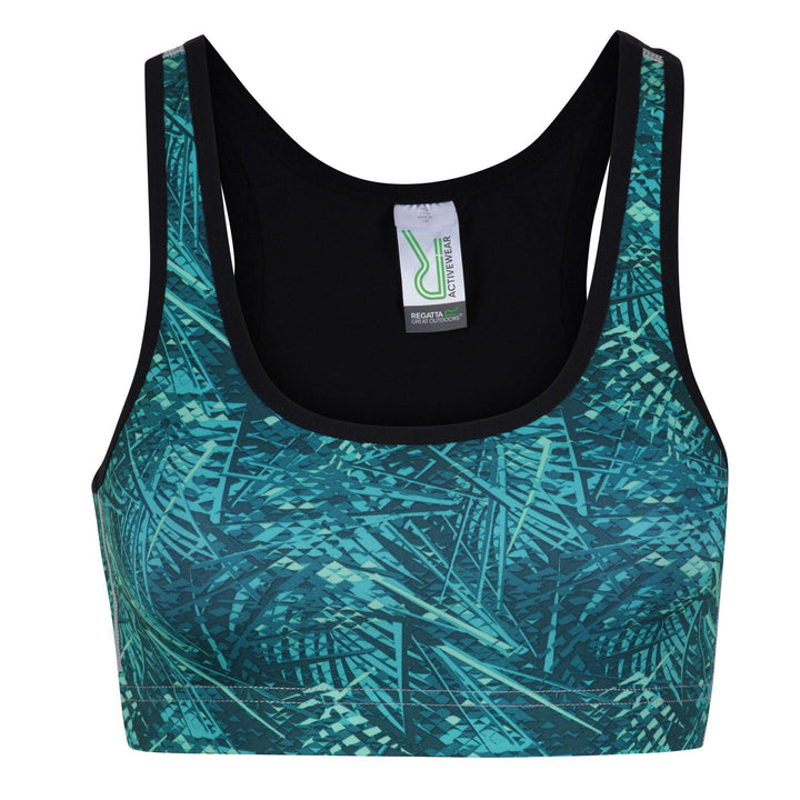 Regatta Professional Womens Asana Sports Bra Ceramic Print 1#colour_ceramic-print