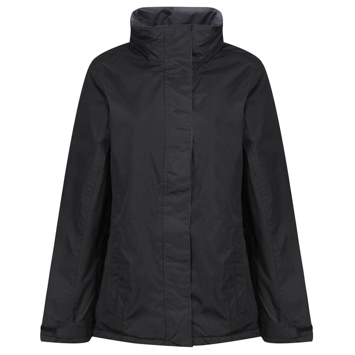 Regatta Professional Womens Beauford Waterproof Jacket Black 1#colour_black