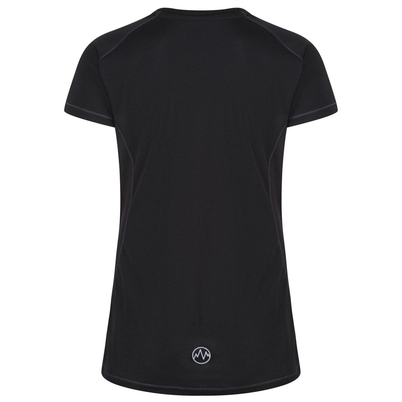 Regatta Professional Womens Beijing Lightweight Cool and Dry T-Shirt Black 2#colour_black