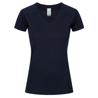 Regatta Professional Womens Beijing Lightweight Cool and Dry T-Shirt Navy 1#colour_navy