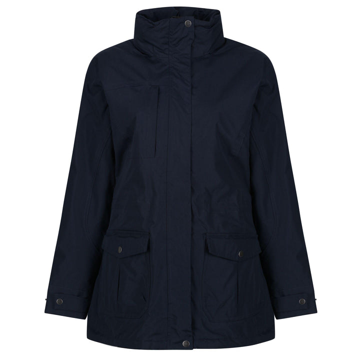 Regatta Professional Womens Darby III Insulated Parka Jacket Navy 1#colour_navy