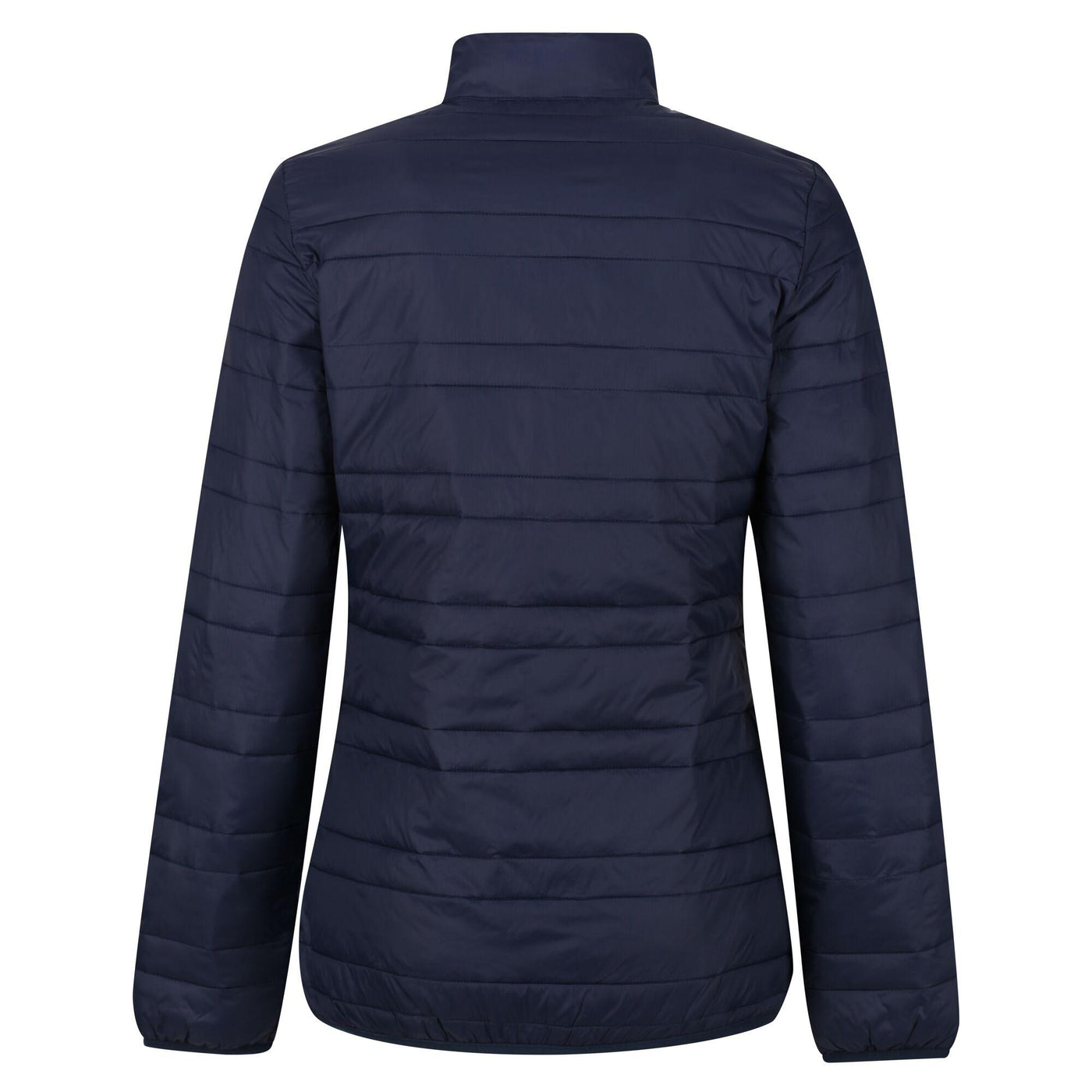 Regatta Professional Womens Firedown Baffled Quilted Jacket Navy French Blue 2#colour_navy-french-blue