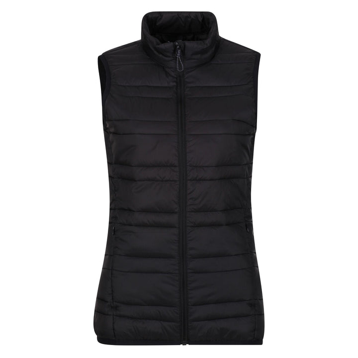 Regatta Professional Womens Firedown DownTouch Insulated Bodywarmer Black 1#colour_black