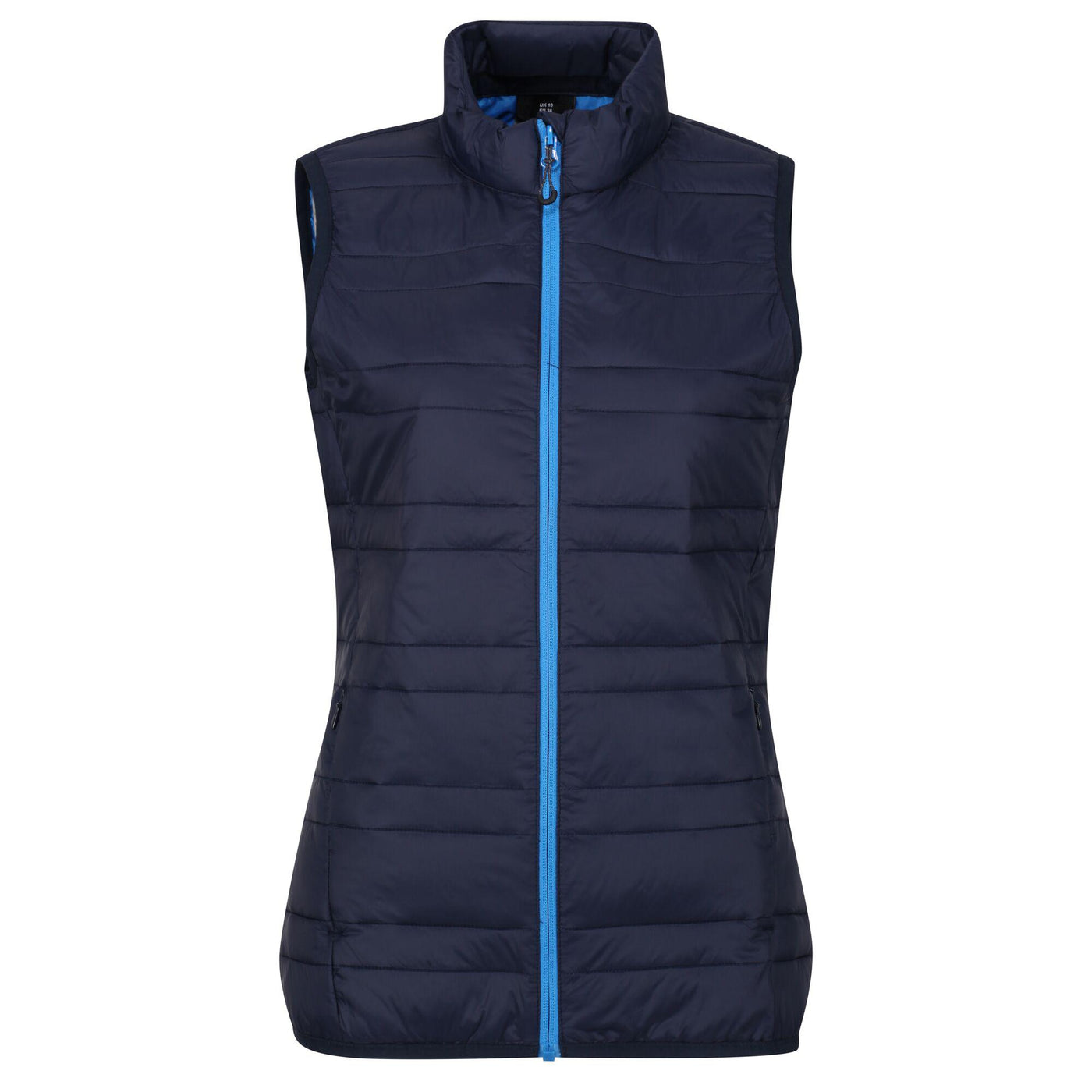 Regatta Professional Womens Firedown DownTouch Insulated Bodywarmer Navy French Blue 1#colour_navy-french-blue