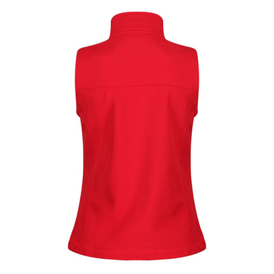 Regatta Professional Womens Flux Softshell Bodywarmer Classic Red 2#colour_classic-red