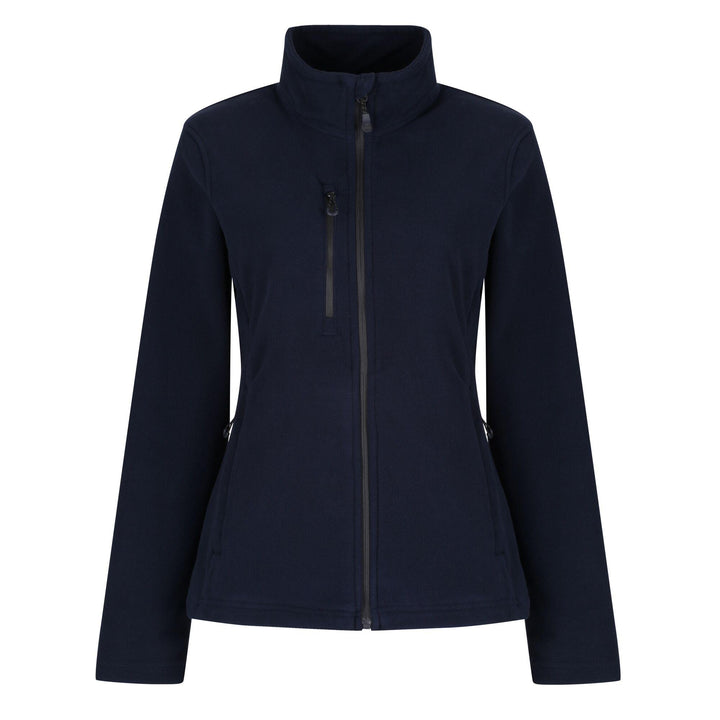 Regatta Professional Womens Honestly Made Recycled Full Zip Fleece Navy 1#colour_navy