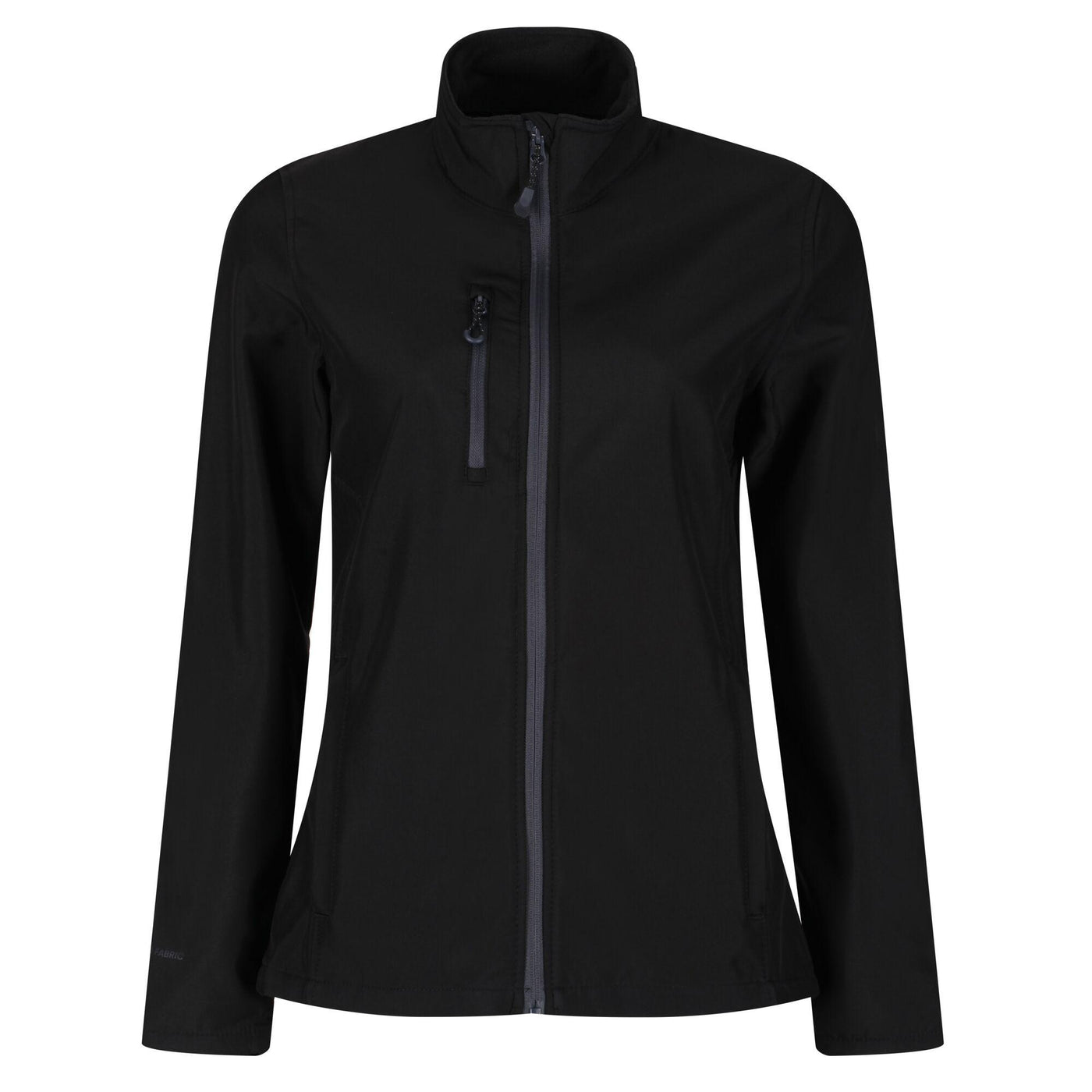 Regatta Professional Womens Honestly Made Recycled Softshell Jacket Black 1#colour_black