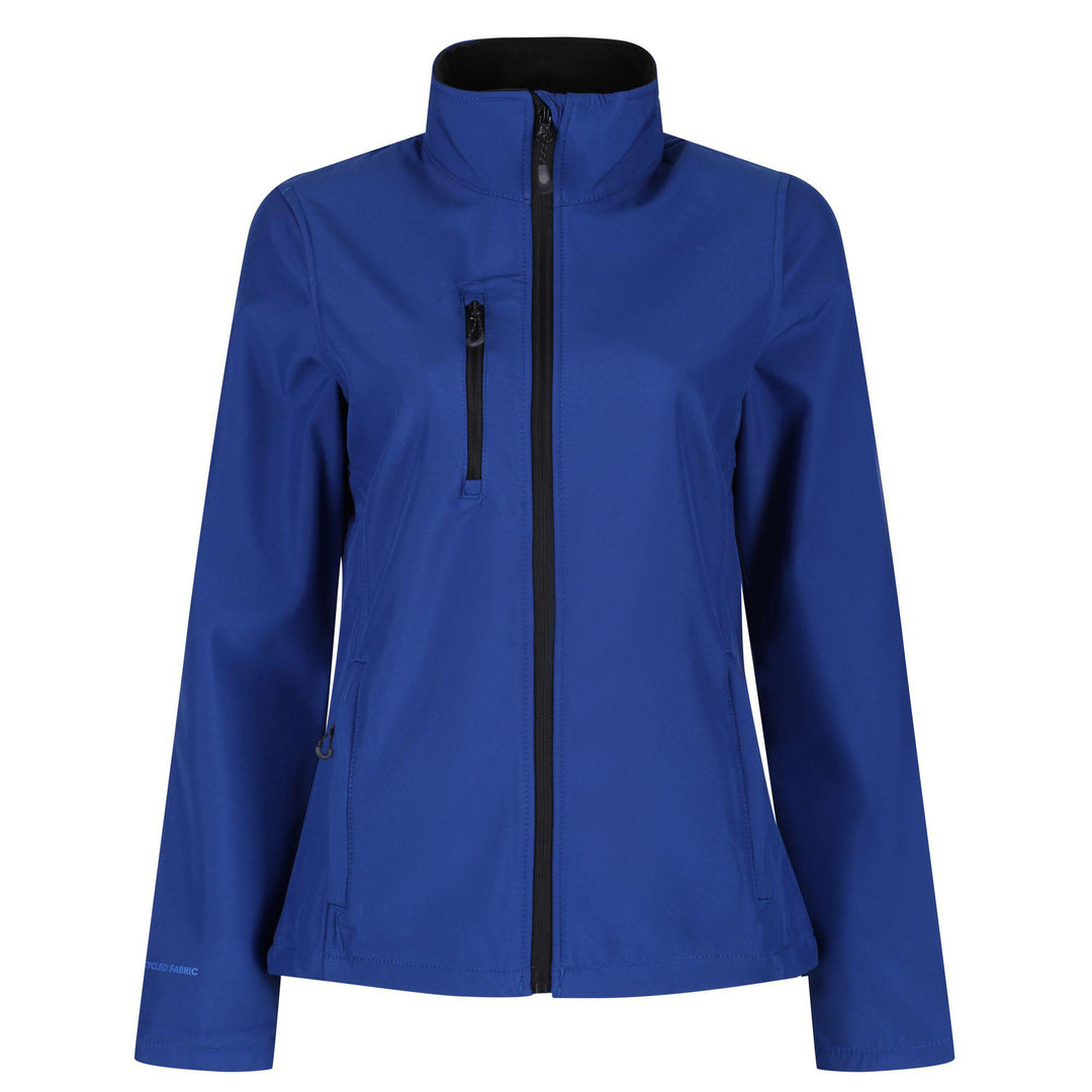 Regatta Professional Womens Honestly Made Recycled Softshell Jacket New Royal 1#colour_new-royal