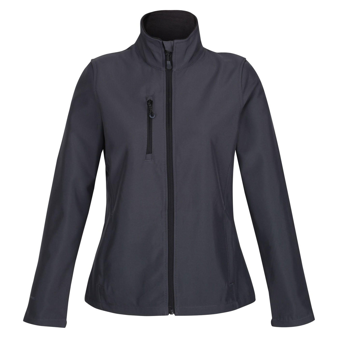 Regatta Professional Womens Honestly Made Recycled Softshell Jacket Seal Grey 1#colour_seal-grey