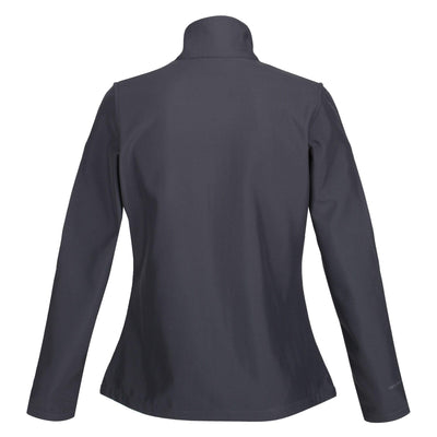 Regatta Professional Womens Honestly Made Recycled Softshell Jacket Seal Grey 2#colour_seal-grey