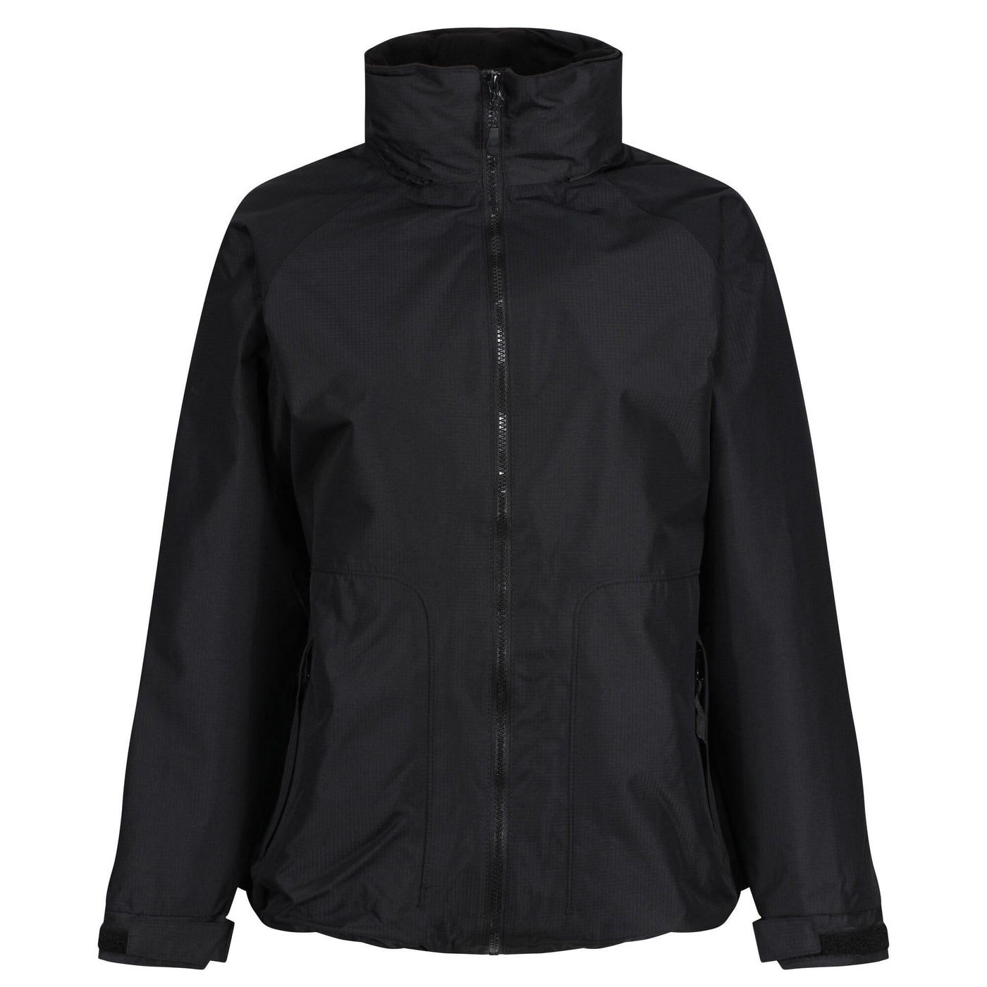 Regatta Professional Womens Hudson Fleece Lined Jacket Black 1#colour_black