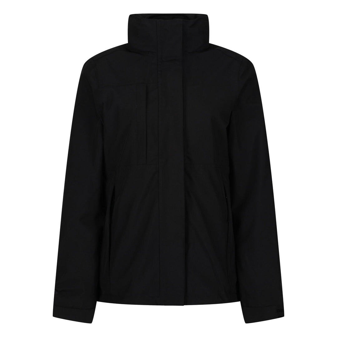 Regatta Professional Womens Kingsley Waterproof Stretch 3-in-1 Jacket Black 1#colour_black