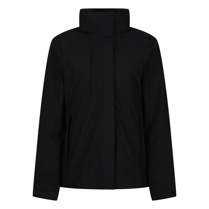 Regatta Professional Womens Kingsley Waterproof Stretch 3-in-1 Jacket Black 1#colour_black