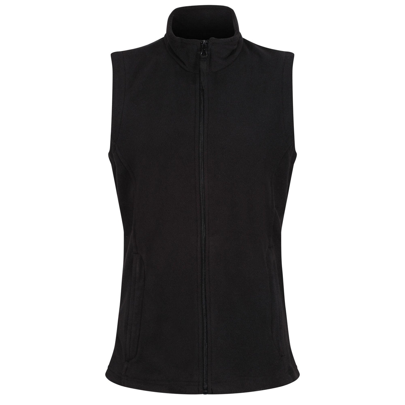 Regatta Professional Womens Micro Fleece Bodywarmer Black 1#colour_black
