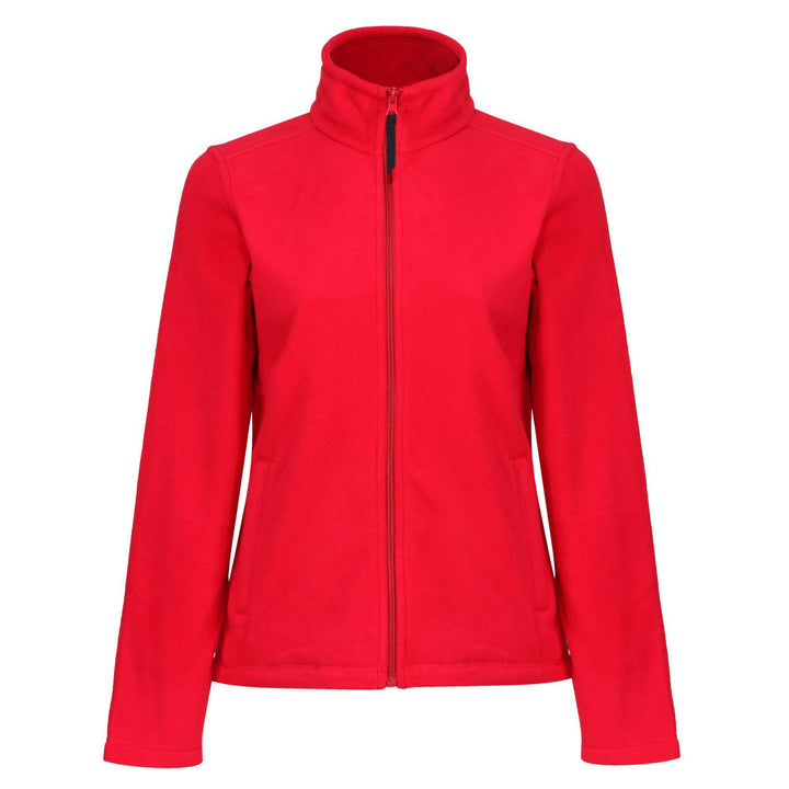 Regatta Professional Womens Micro Lightweight Full Zip Fleece Classic Red 1#colour_classic-red