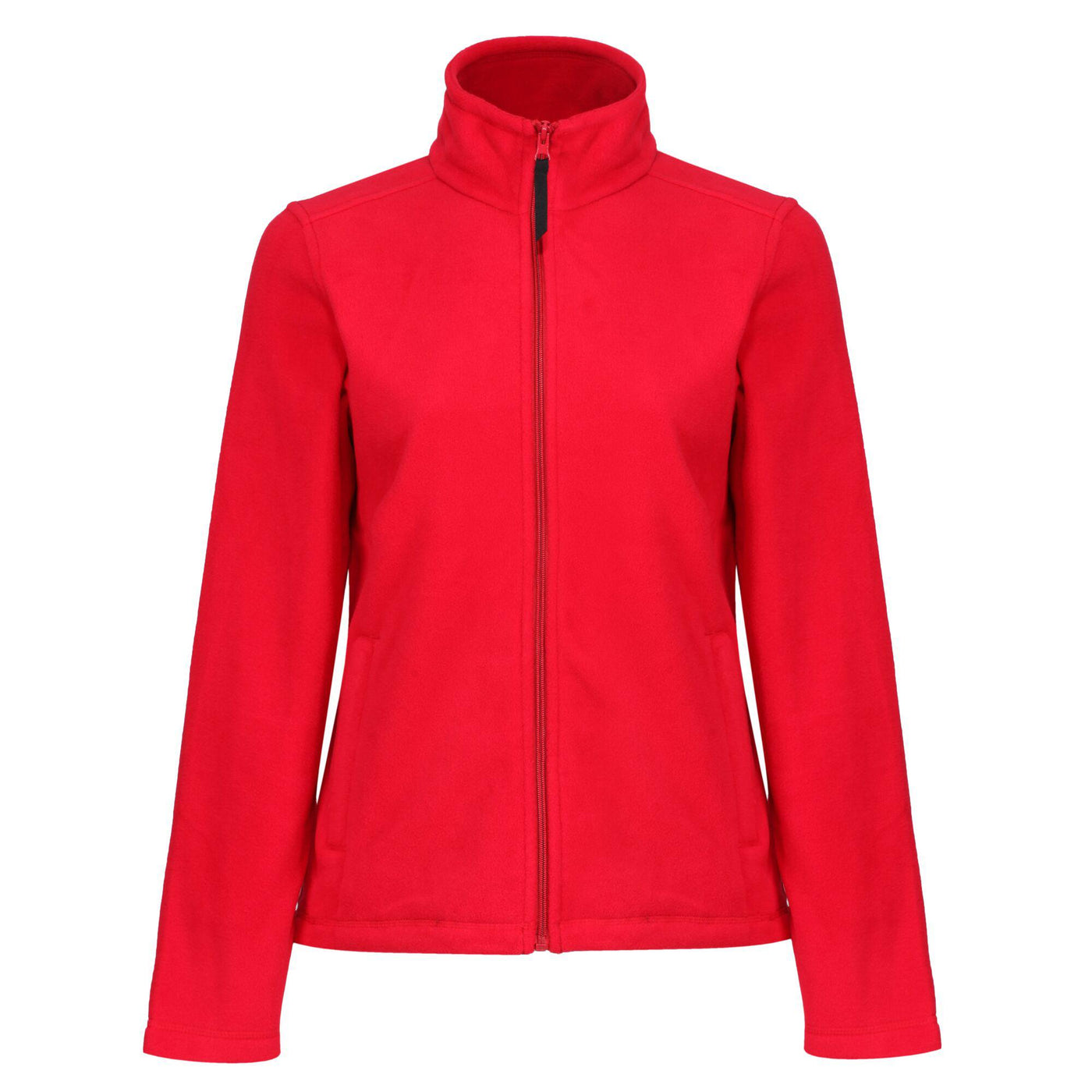Regatta Professional Womens Micro Lightweight Full Zip Fleece Classic Red 1#colour_classic-red