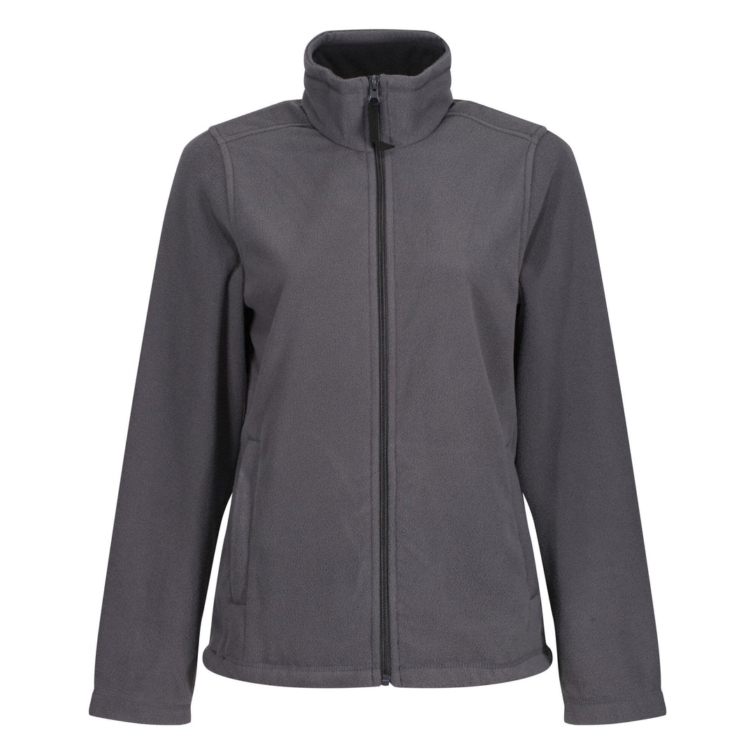 Regatta Professional Womens Micro Lightweight Full Zip Fleece Seal Grey 1#colour_seal-grey