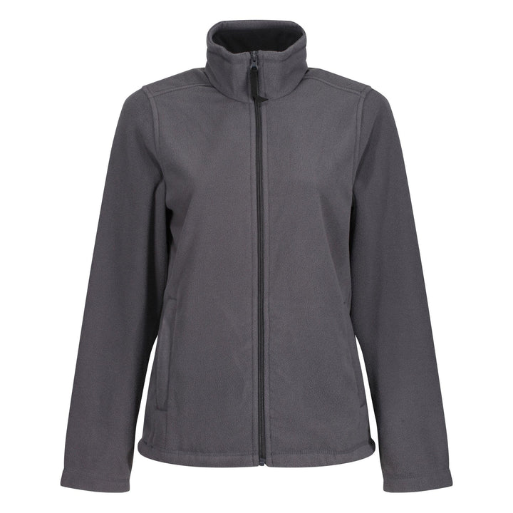 Regatta Professional Womens Micro Lightweight Full Zip Fleece Seal Grey 1#colour_seal-grey