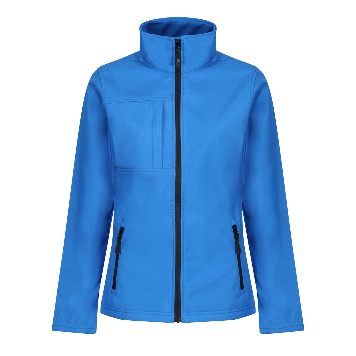 Regatta Professional Womens Octagon II Printable 3-Layer Membrane Softshell Jacket Oxford Blue Black 1#colour_oxford-blue-black