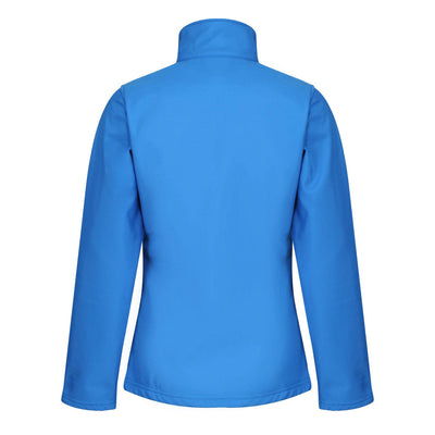 Regatta Professional Womens Octagon II Printable 3-Layer Membrane Softshell Jacket Oxford Blue Black 2#colour_oxford-blue-black