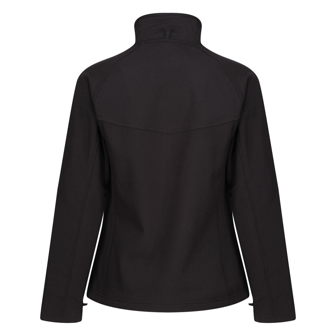 Regatta Professional Womens Uproar Interactive Softshell Jacket Black 2#colour_black