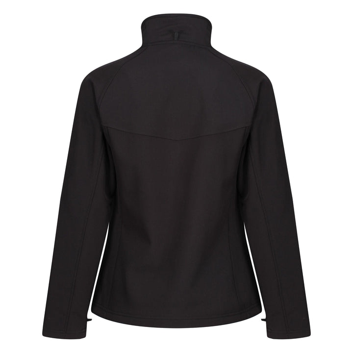 Regatta Professional Womens Uproar Interactive Softshell Jacket Black 2#colour_black