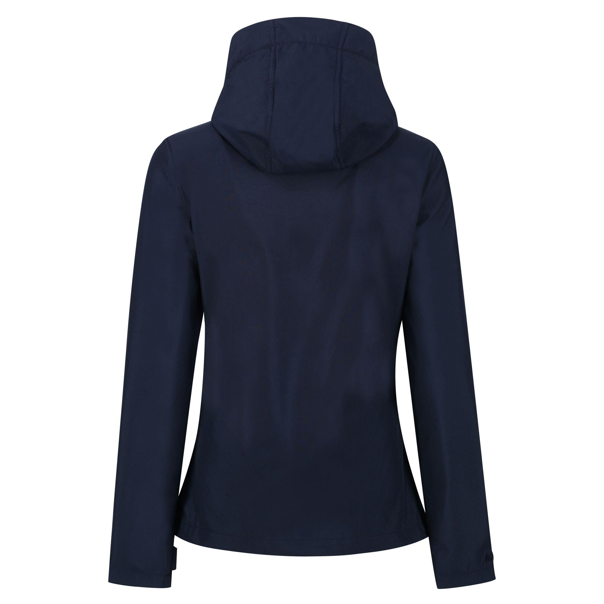 Regatta Professional Womens Venturer 3-layer Printable Hooded Softshell Jacket Navy French Blue 2#colour_navy-french-blue