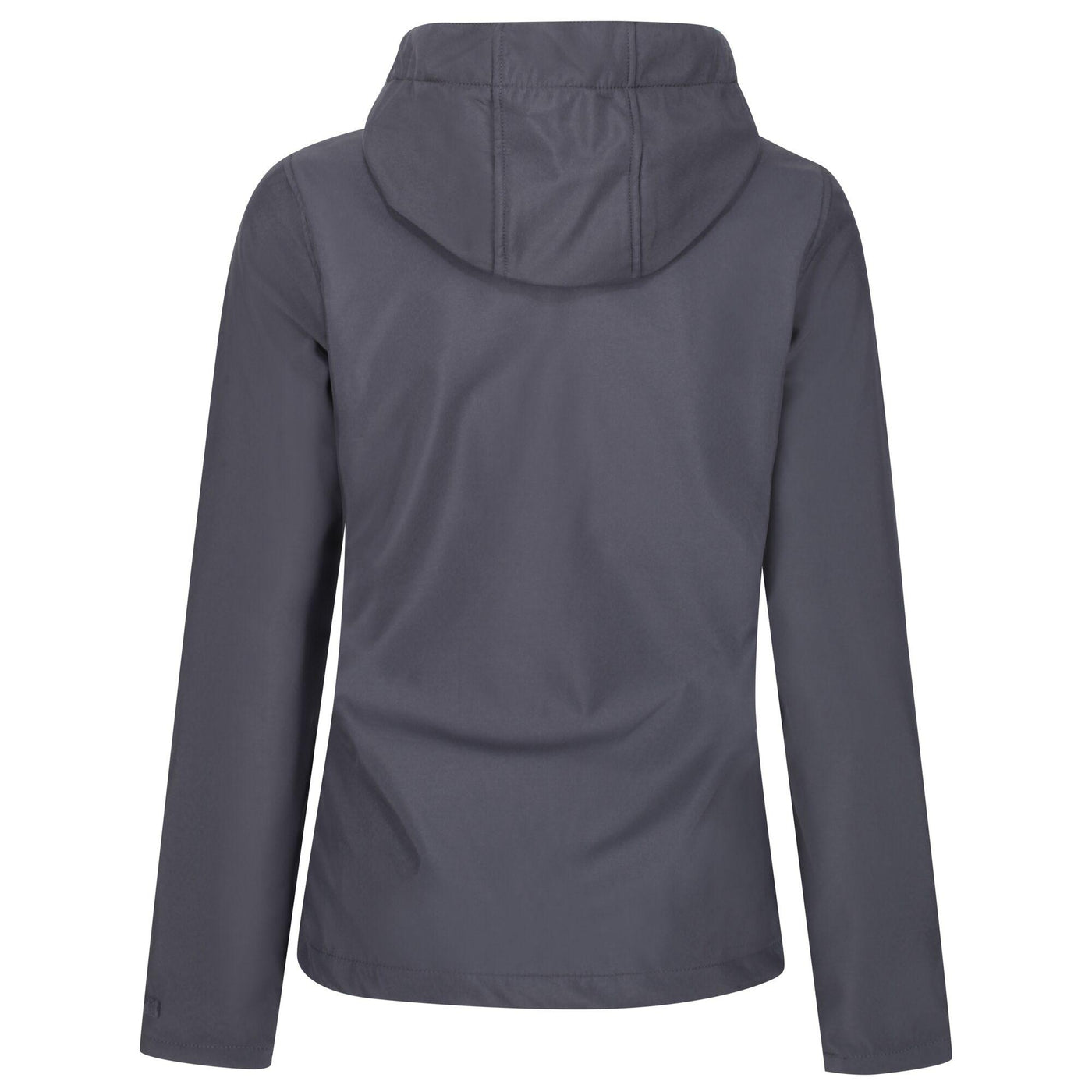 Regatta Professional Womens Venturer 3-layer Printable Hooded Softshell Jacket Seal Grey Black 2#colour_seal-grey-black