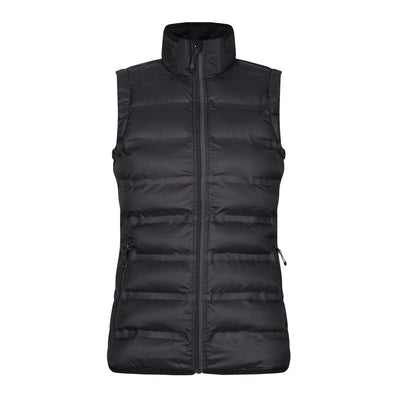 Regatta Professional Womens XPro Icefall II Insulated Quilted Bodywarmer Black 1#colour_black
