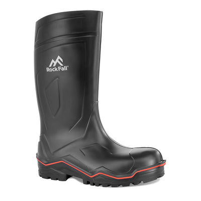Rock Fall RF270 Excavate Metal-Free S5 Safety Wellies Black 1#colour_black