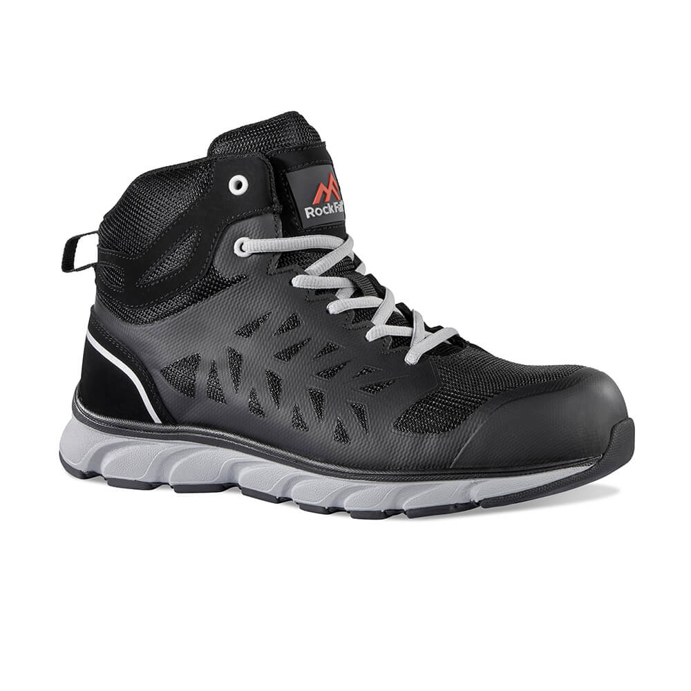 Rock Fall RF115 Bantam Lightweight Safety Boots Black Main#colour_black