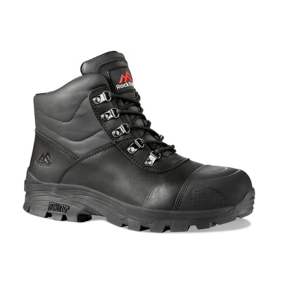 Rock Fall RF170 Granite Robust Safety Boots Black Main#colour_black