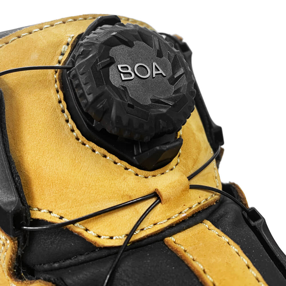 Rock Fall RF610 Honeystone Waterproof Boa Safety Boots Honey Feature#colour_honey