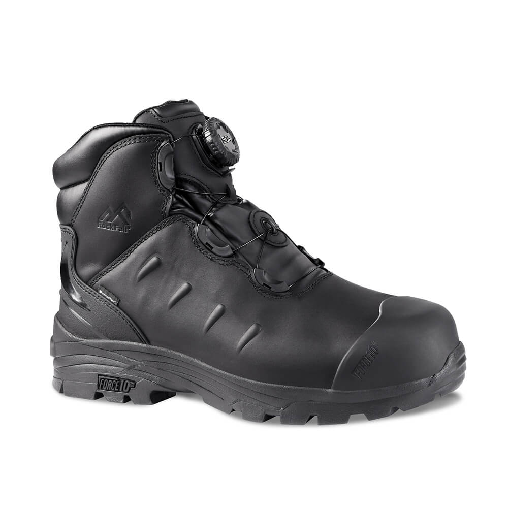 Rock Fall RF709 Lava Internal Metatarsal Waterproof Boa Safety Boots Black Main#colour_black