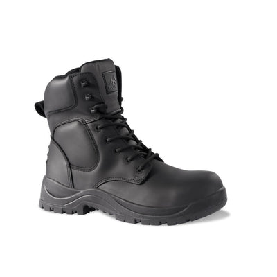 Rock Fall RF333 Melanite Waterproof Safety Boots with Side Zip Black Main#colour_black